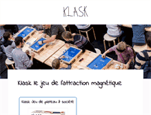 Tablet Screenshot of klask.net